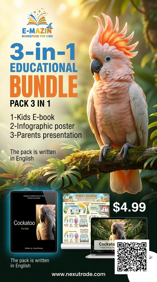Awesome Adventures in the World of Animals Cockatoo