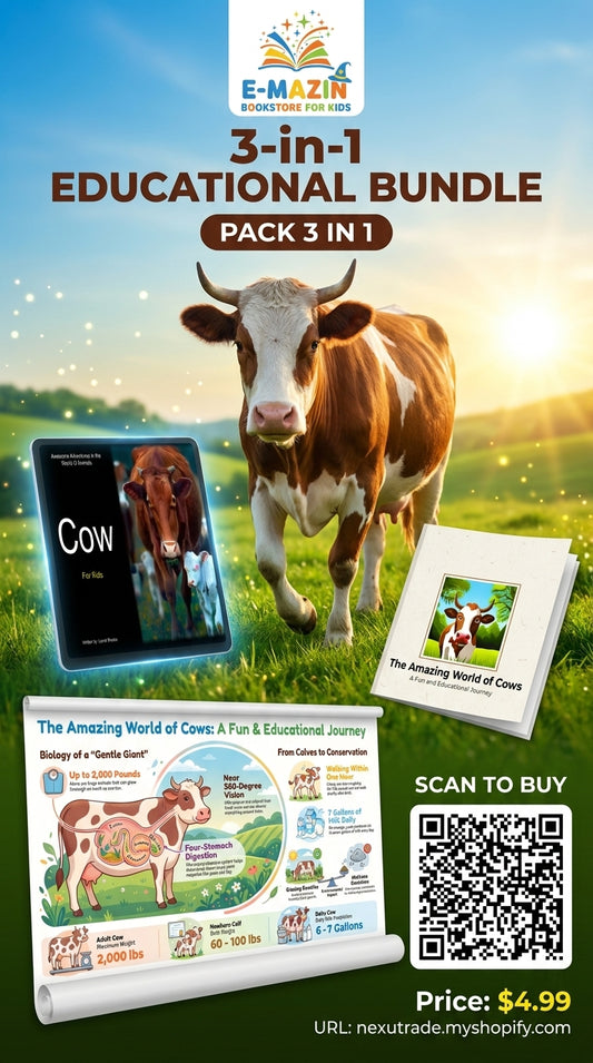 Awesome Adventures in the World of Animals Cow