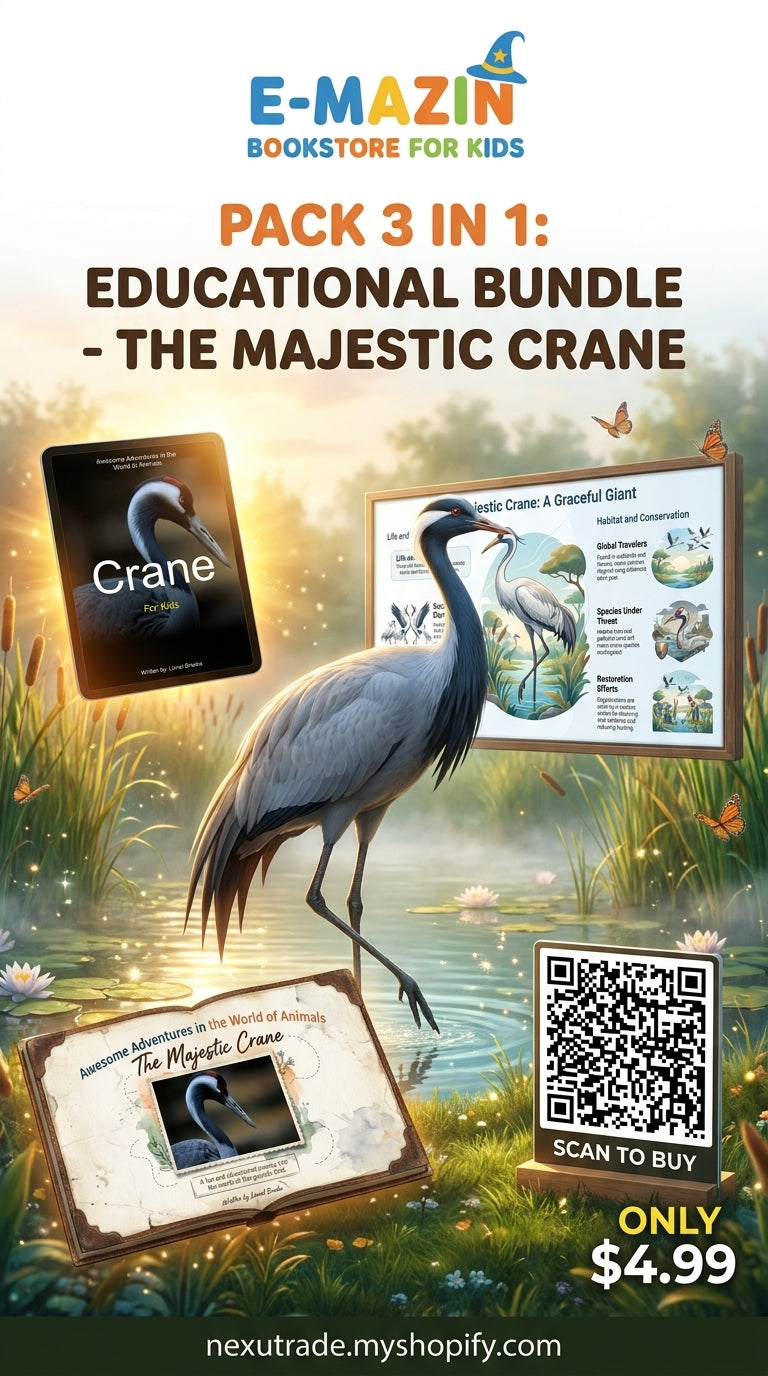 Awesome Adventures in the World of Animals Crane