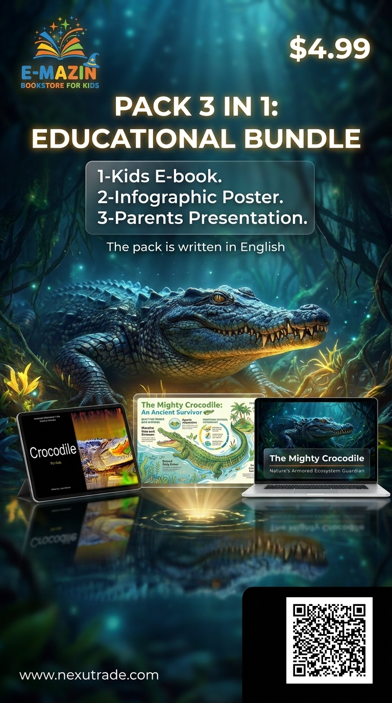 Awesome Adventures in the World of Animals Crocodile