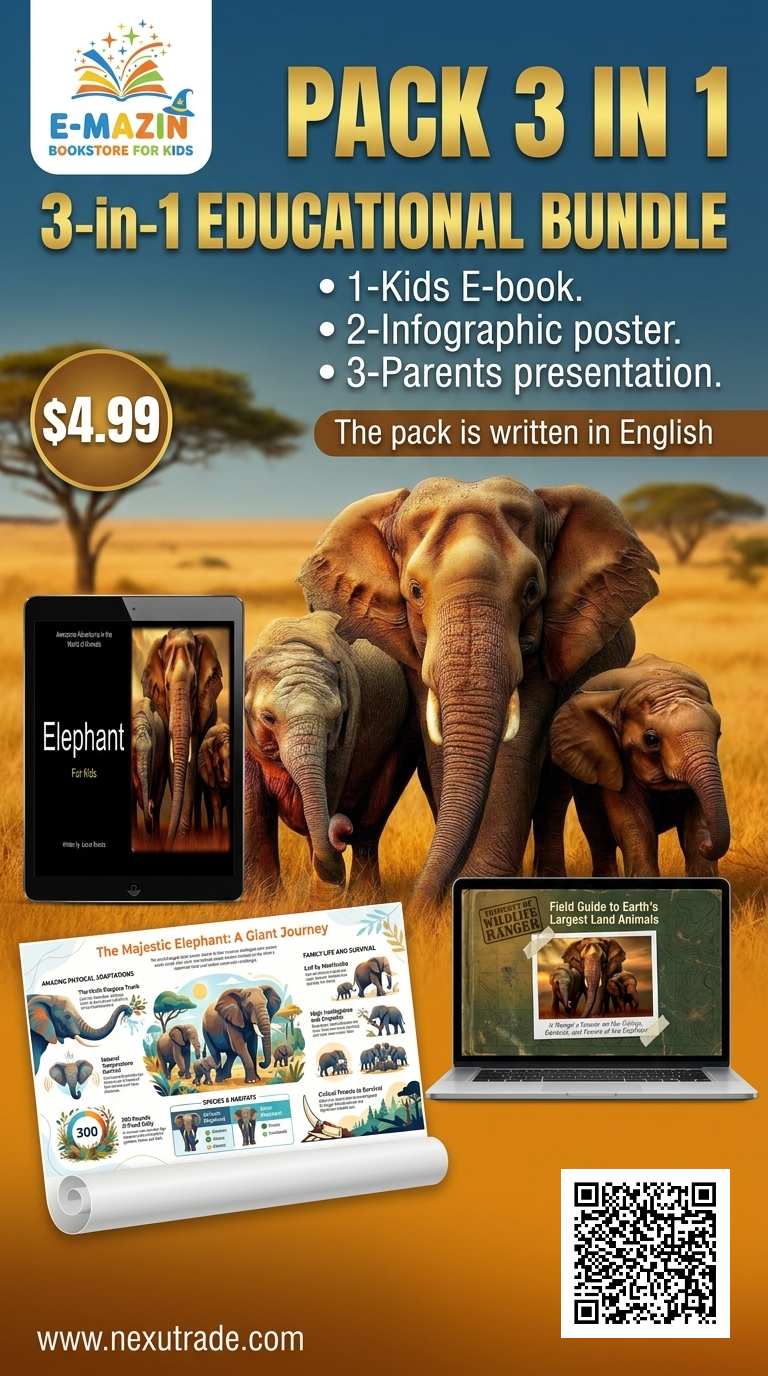 Awesome Adventures in the World of Animals Elephant