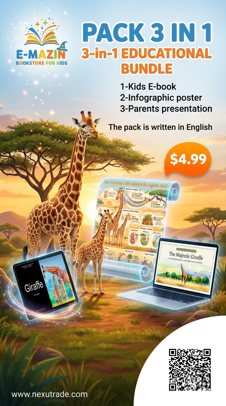 Awesome Adventures in the World of Animals Giraffe