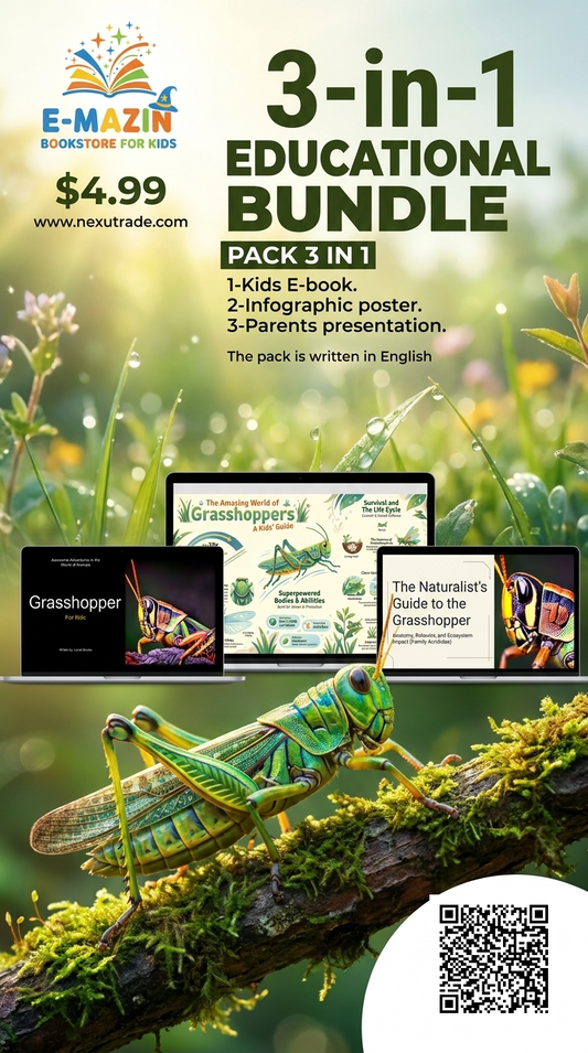 Awesome Adventures in the World of Animals Grasshopper