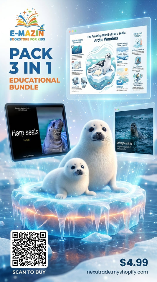 Awesome Adventures in the World of Animals Harp seals