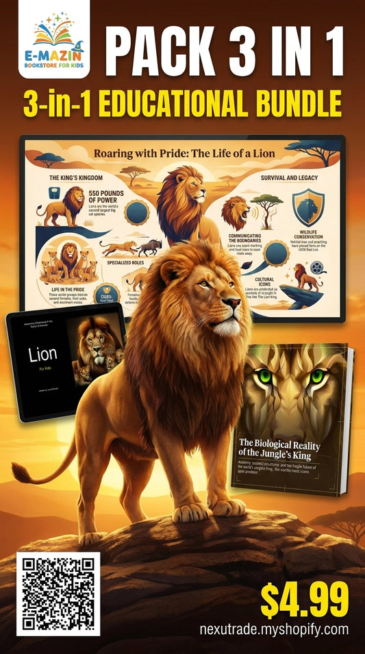 Awesome Adventures in the World of Animals Lion