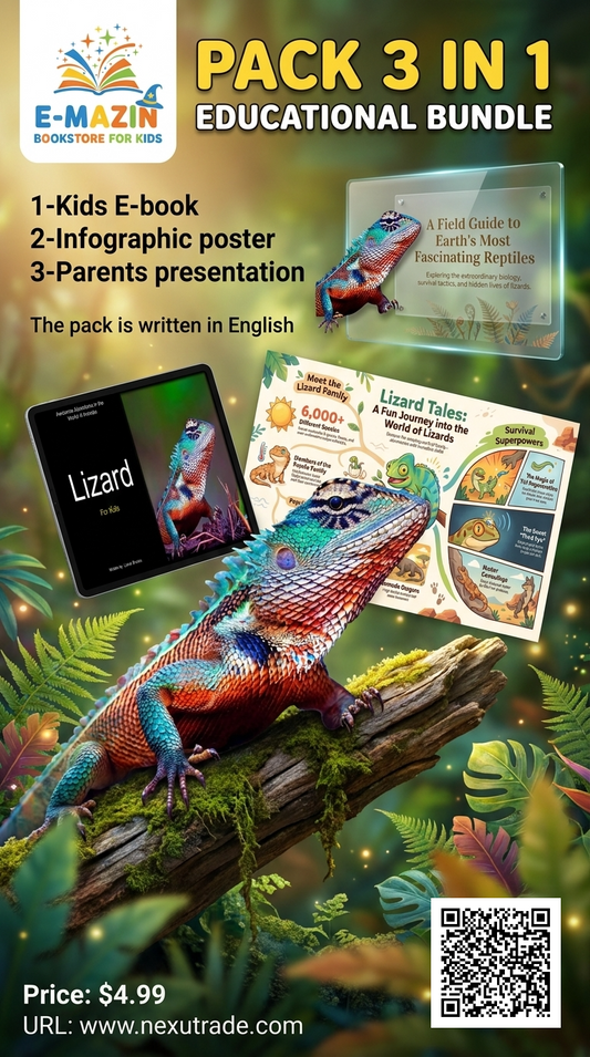 Awesome Adventures in the World of Animals Lizard