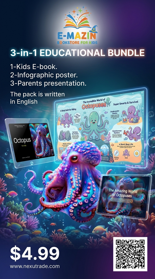 Awesome Adventures in the World of Animals Octopus