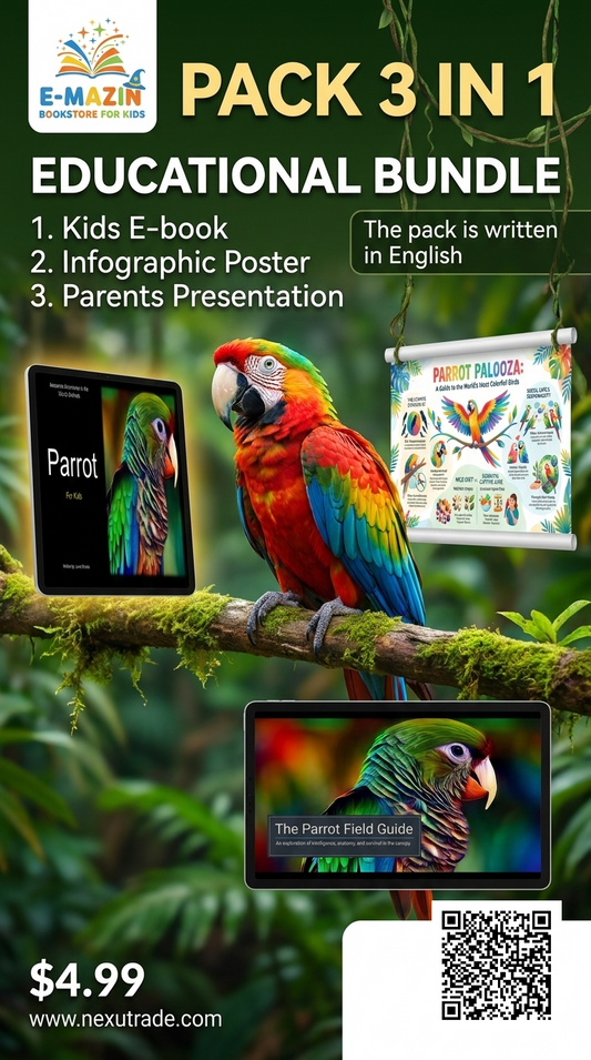 Awesome Adventures in the World of Animals Parrot