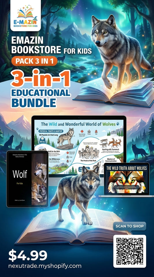 Awesome Adventures in the World of Animals Wolf
