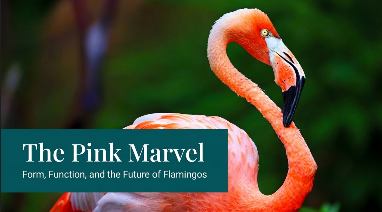 Awesome Adventures in the World of Animals Flamingo